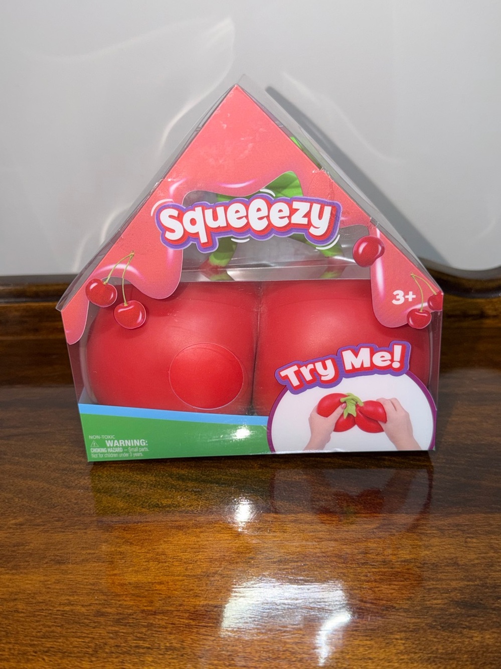 Jumbo Cherry Squeeze Toy - Sunny Days - around 5.5 inches - ships asap